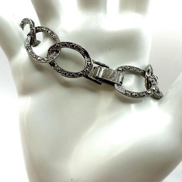 Silver tone link bracelet - Picture 7 of 7